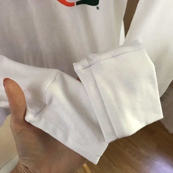 Victoria Secret: Womans Collegiate University of Miami  Long Sleeved T- Shirt XS - Picture 4 of 9